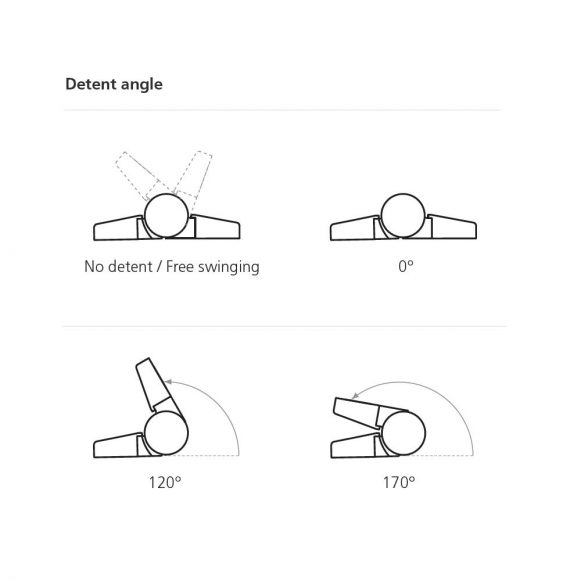 LD-Model-13-HI-DETENTE Hinge Detente angles